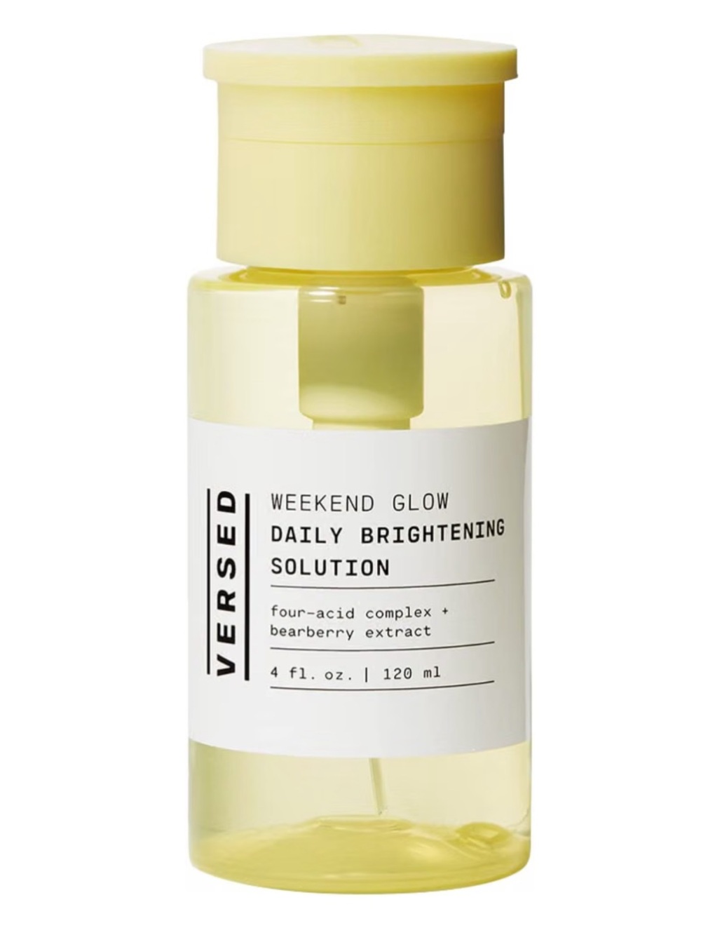 Versed Weekend Glow Daily Brightening Solution 4oz BRAND NEW/SEALED